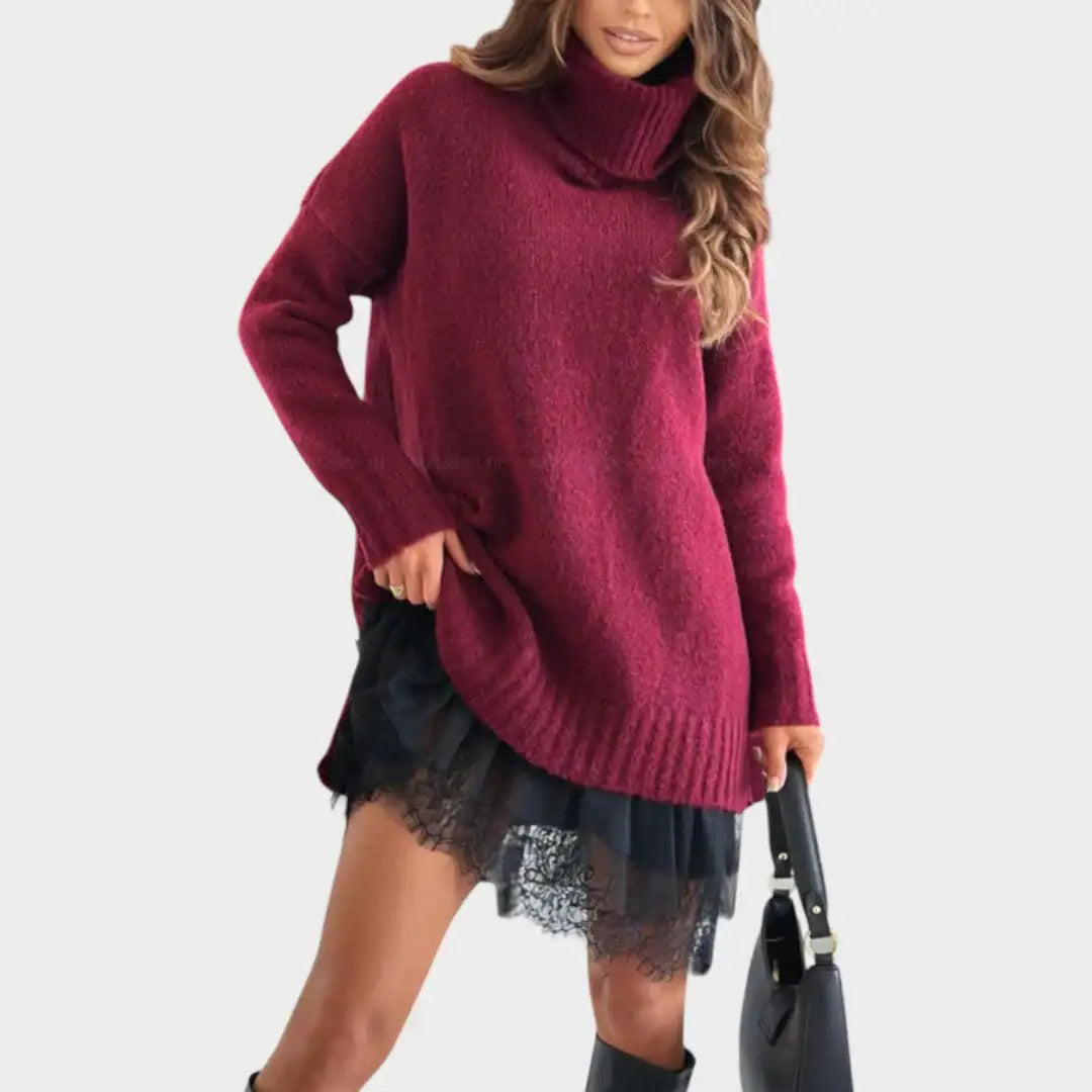 Set casual damă pulover și rochie Mădălina elegant