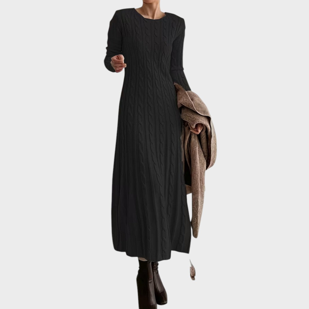 Vanessa | Rochie lungă elegantă din tricot