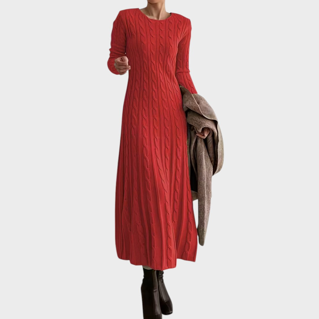 Vanessa | Rochie lungă elegantă din tricot