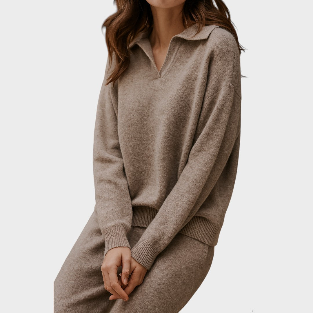 Angelina | Set cu Pantalon și Polo