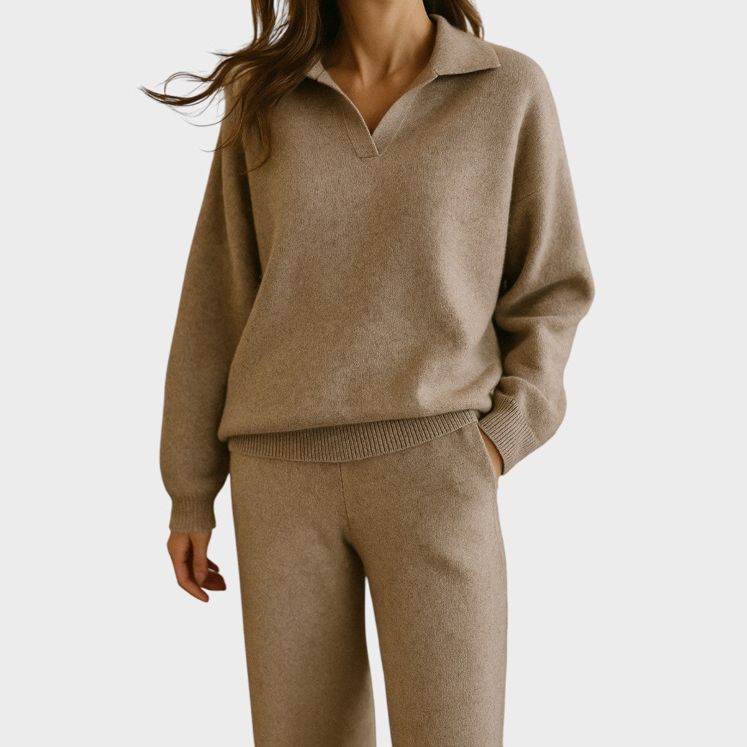 Angelina | Set cu Pantalon și Polo