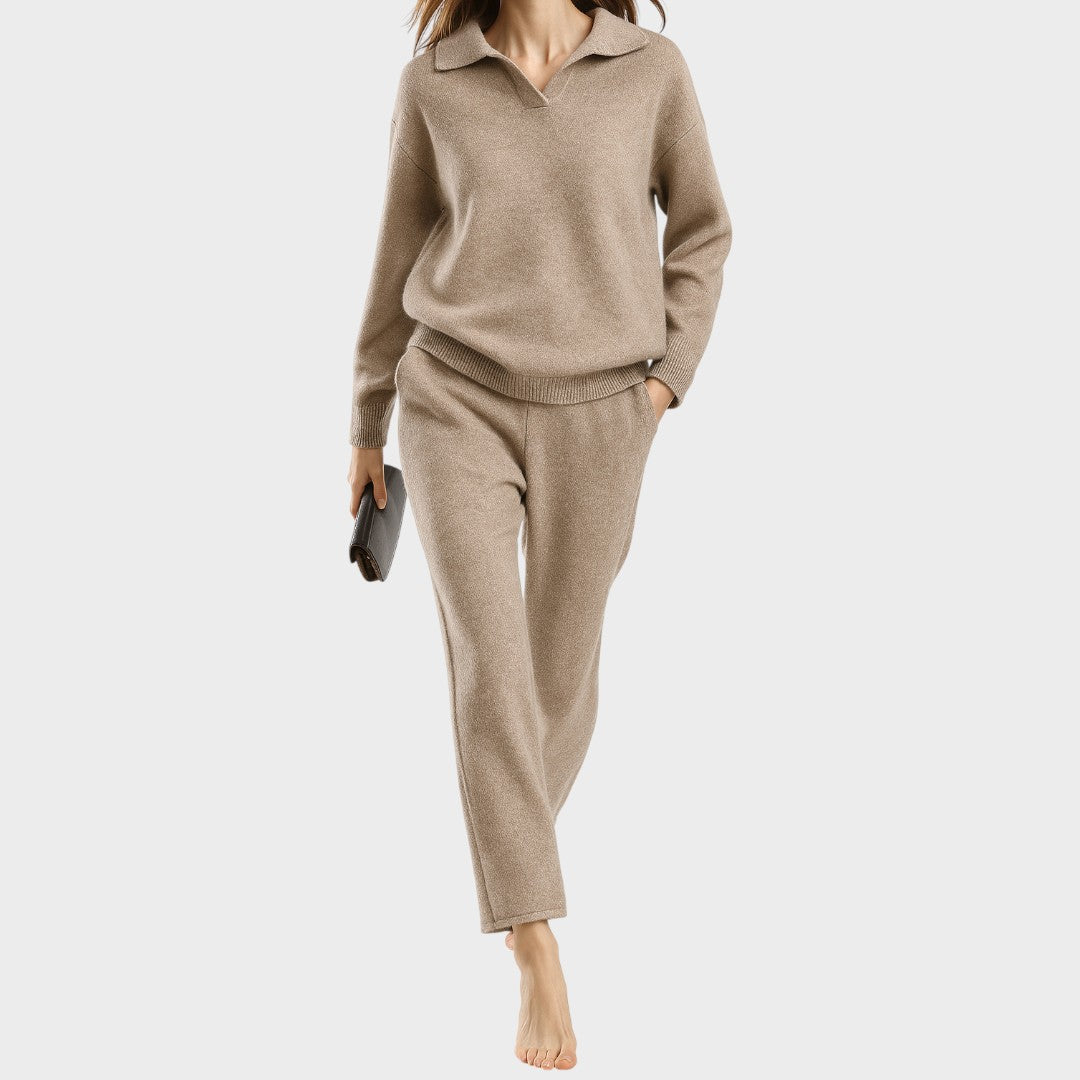 Angelina | Set cu Pantalon și Polo