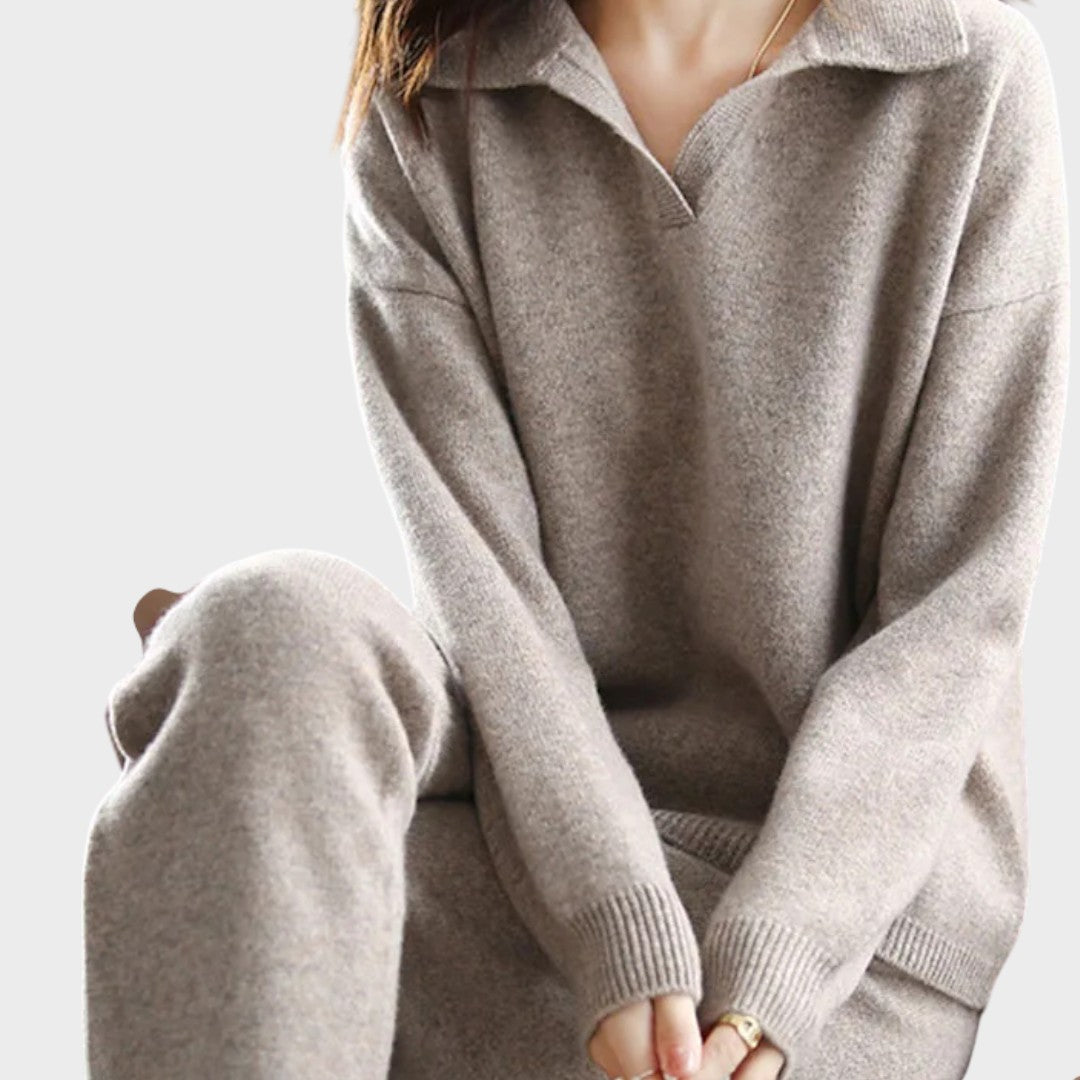 Angelina | Set cu Pantalon și Polo