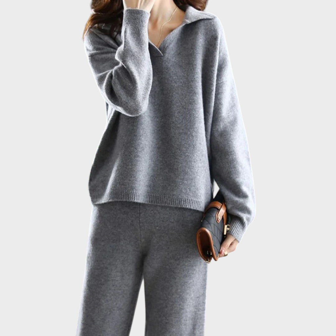 Angelina | Set cu Pantalon și Polo