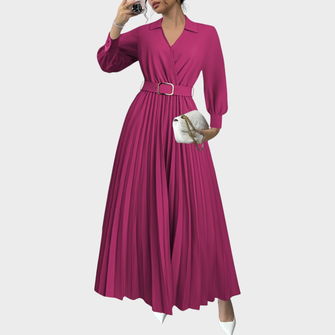 oriana rochie lungă plisată