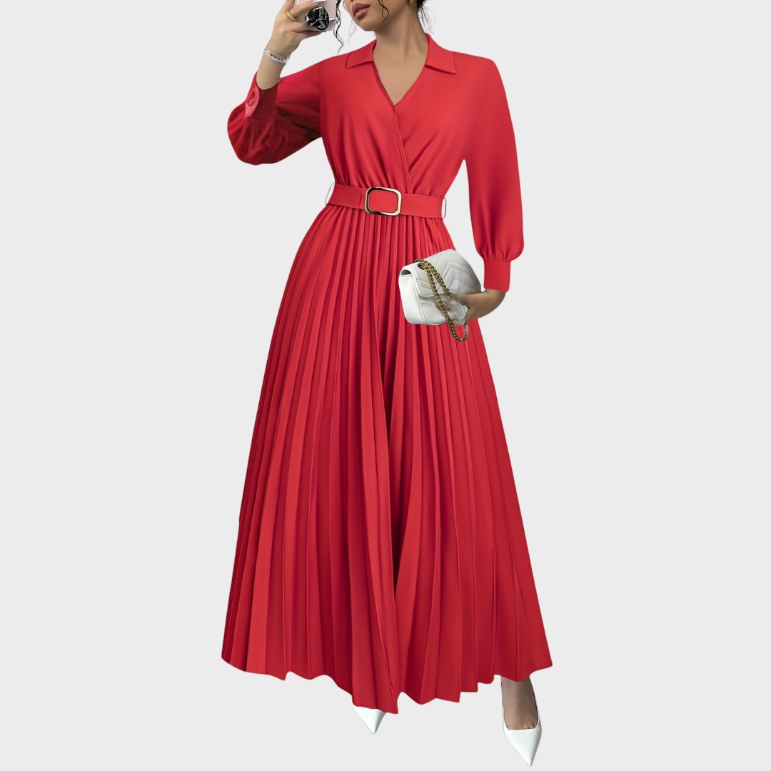 oriana rochie lungă plisată