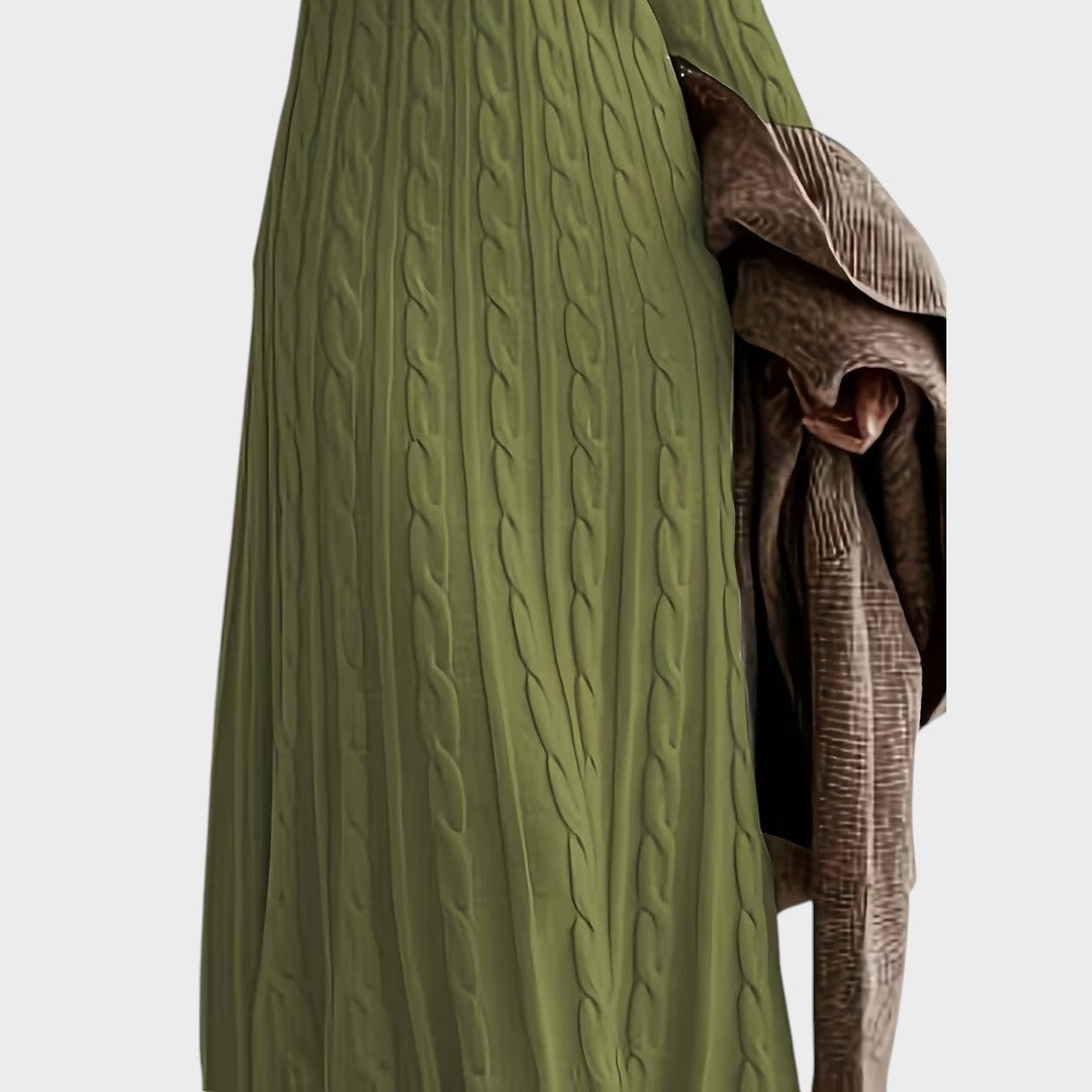 Vanessa | Rochie lungă elegantă din tricot