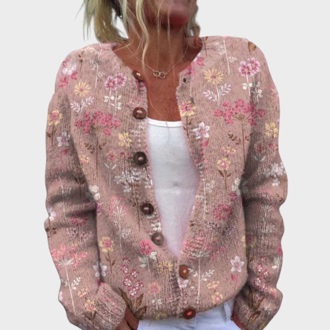 cardigan cu nasturi damă Zandra vedere frontală