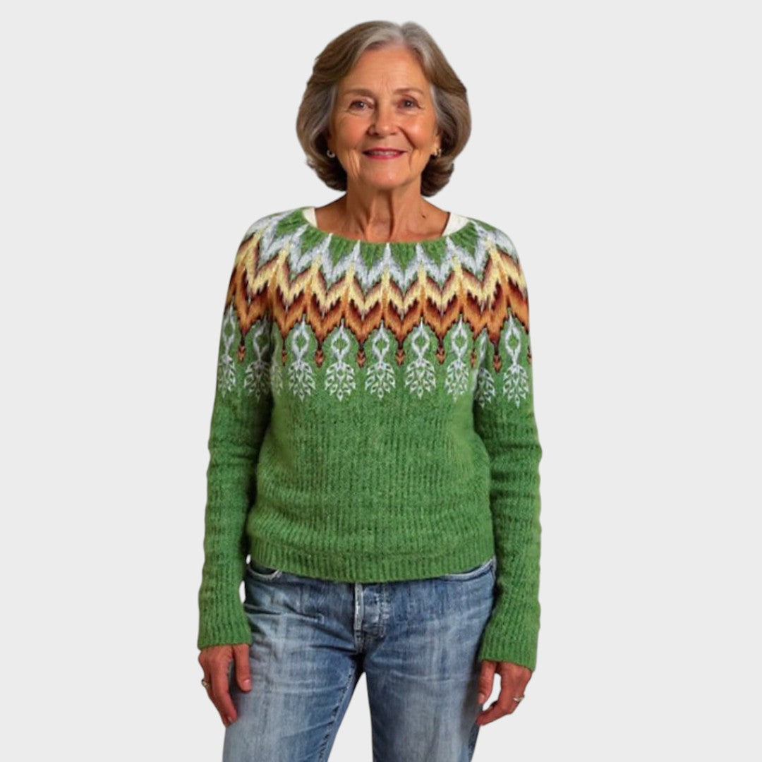 pulover cu model damă Eleanora negru elegant