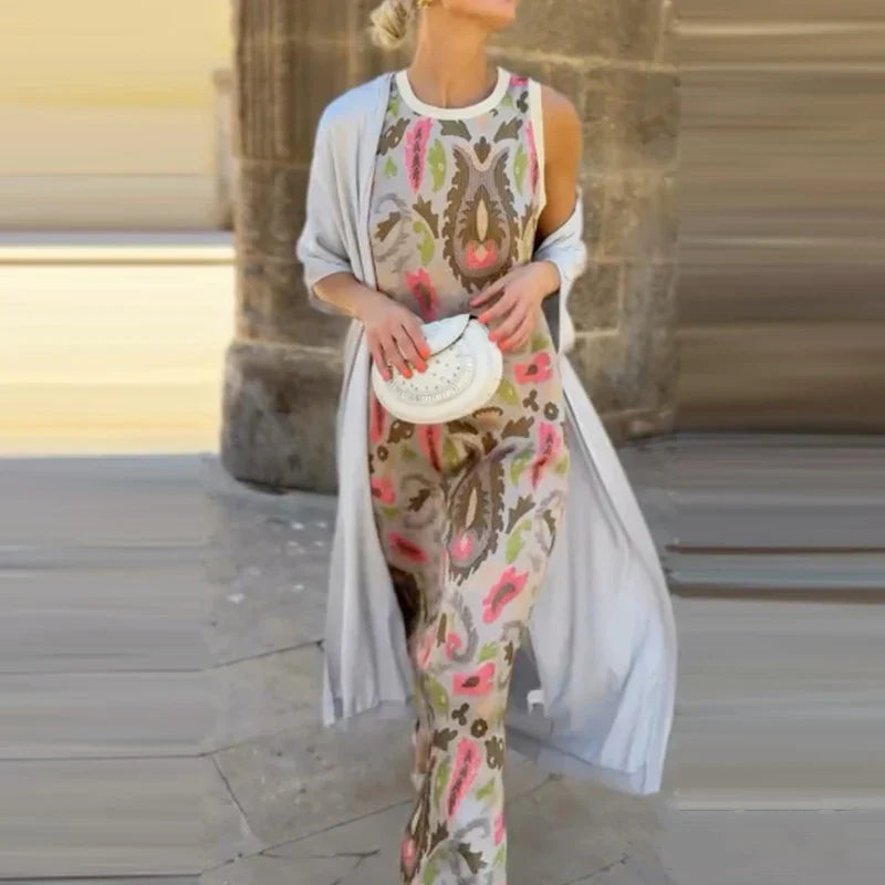 Neuza rochie + cardigan inclus spate